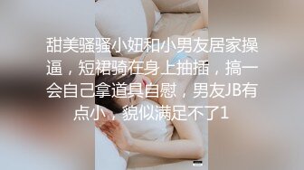 甜美骚骚小妞和小男友居家操逼，短裙骑在身上抽插，搞一会自己拿道具自慰，男友JB有点小，貌似满足不了1