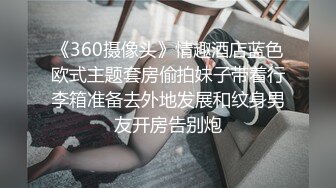 《360摄像头》情趣酒店蓝色欧式主题套房偷拍妹子带着行李箱准备去外地发展和纹身男友开房告别炮