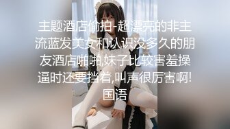 主题酒店偷拍-超漂亮的非主流蓝发美女和认识没多久的朋友酒店啪啪,妹子比较害羞操逼时还要挡着,叫声很厉害啊!国语