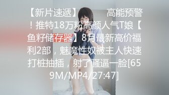 【新片速遞】⚫️⚫️高能预警！推特18万粉高颜人气T娘【鱼籽储存器】8月最新高价福利2部，魅魔性奴被主人快速打桩抽插，射了骚逼一脸[659M/MP4/27:47]