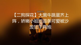 【二狗探花】大黑牛跳蛋齐上阵，娇嫩小姐姐苗条可爱被沙发狂干两炮