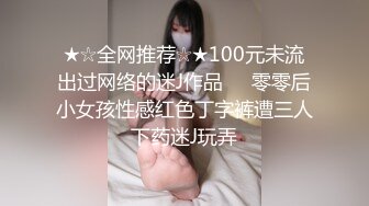 ★☆全网推荐☆★100元未流出过网络的迷J作品❤️零零后小女孩性感红色丁字裤遭三人下药迷J玩弄