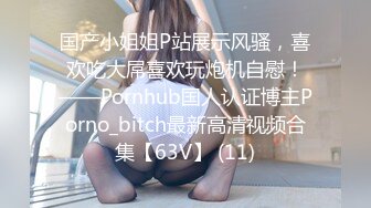 国产小姐姐P站展示风骚，喜欢吃大屌喜欢玩炮机自慰！——Pornhub国人认证博主Porno_bitch最新高清视频合集【63V】 (11)